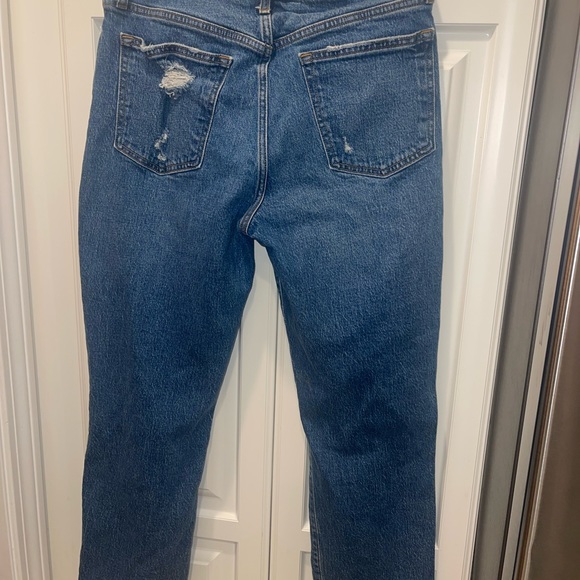 Abercrombie‎ & Fitch Women  29/8 R The boyfriend Mid Rise Distressed  Jean - Picture 4 of 5